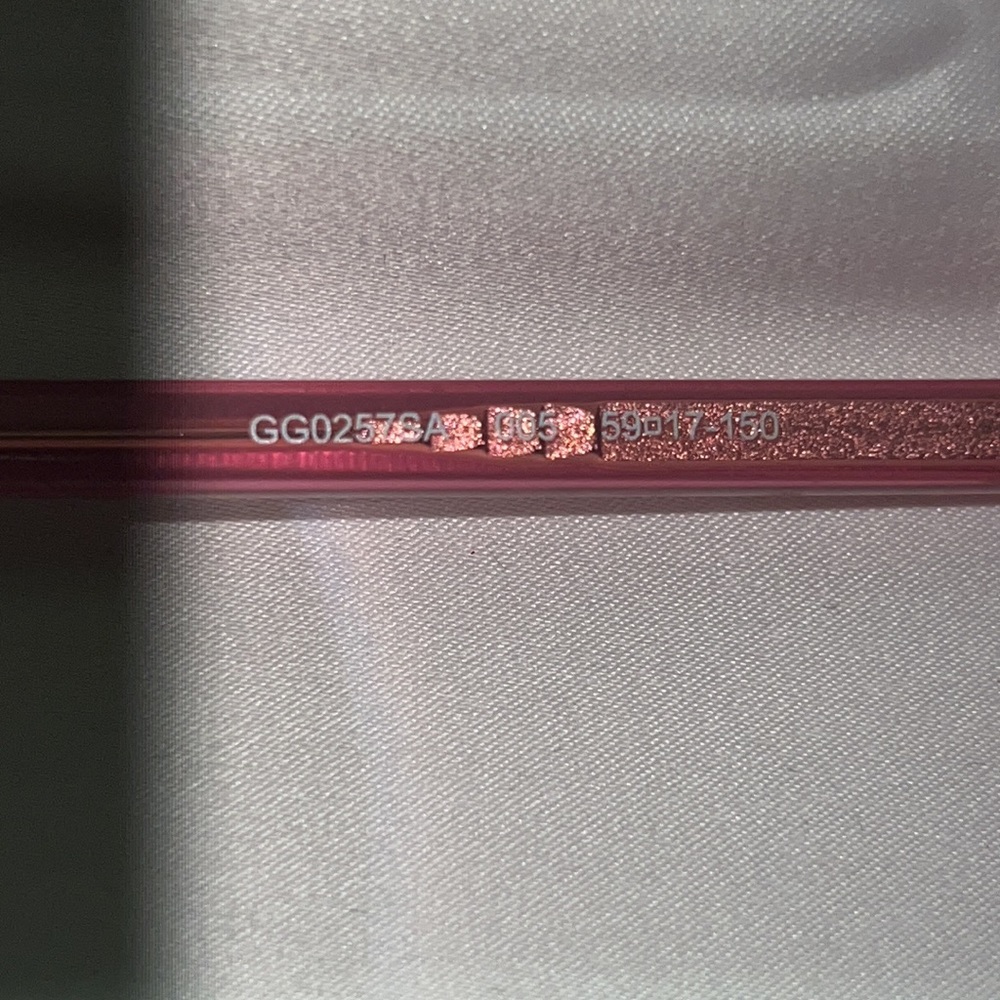 Authentic Gucci Sunglasses Barbie pink oversized round iconic celebrity retro 💕 - Picture 13 of 17